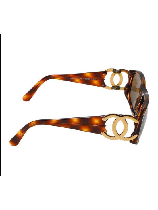 Chanel Side CC Logo Tortoiseshell Sunglasses Eyewear main image 9